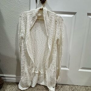 Roxy true Y2K knit cardigan. Grandma-core, coastal, beach, garden, cozy